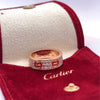 Cartier 18ct Rose Gold Love Classic Pavé Diamond Ring 0.70ct