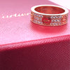 Cartier 18ct Rose Gold Love Classic Pavé Diamond Ring 0.70ct