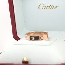 Load image into Gallery viewer, Cartier Love Wedding Band 1 Diamond