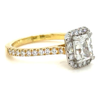 Load image into Gallery viewer, GIA Custom 18ct Engagement Ring 1.38ct