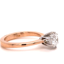 Load image into Gallery viewer, GIA Diamond Engagement Ring 1.10ct