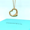 Tiffany & Co 18ct Rose Gold Open Heart Pendant