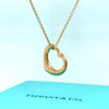Tiffany & Co 18ct Rose Gold Open Heart Pendant