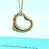 Tiffany & Co 18ct Rose Gold Open Heart Pendant