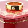 Cartier Yellow Gold Love Ring with 3 Diamonds