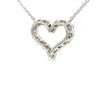 Tiffany & Co Platinum Diamond Heart Pendant Necklace 0.62ct