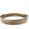 Cartier 18ct 3 Tone Gold Trinity Bracelet 61.75g