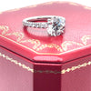 Cartier Platinum Diamond Engagement Ring 3.43ct 5.5g