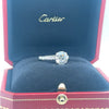 Cartier Platinum Diamond Engagement Ring 3.43ct 5.5g
