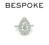 Bespoke Diamond Pear Cluster Ring 2.98ct