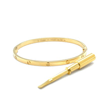 Load image into Gallery viewer, Cartier 18ct Yellow Gold Love Bracelet Small Model 19.31g – Size 17
