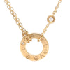 Cartier 18ct Yellow Gold Diamond Love Necklace 0.03ct 6.41g