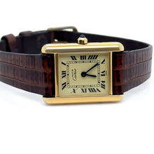 Load image into Gallery viewer, Cartier Must de Cartier Tank Vermeil Quartz Watch