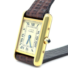 Load image into Gallery viewer, Cartier Must de Cartier Tank Vermeil Quartz Watch
