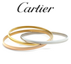 Cartier 18ct 3 Tone Gold Trinity Bracelet 61.75g