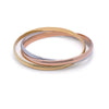 Cartier 18ct Tri-Colour Gold Trinity Bracelet 63g