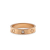 Cartier 18ct Rose Gold Diamond Love Wedding Band 4.43g