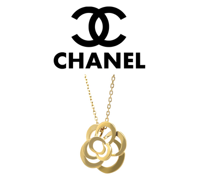 Chanel 18ct Yellow Gold Fil De Camélia Necklace - 6.06g