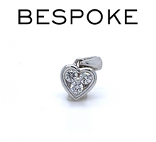 Load image into Gallery viewer, Bespoke Diamond Heart Cluster Pendant 0.15ct