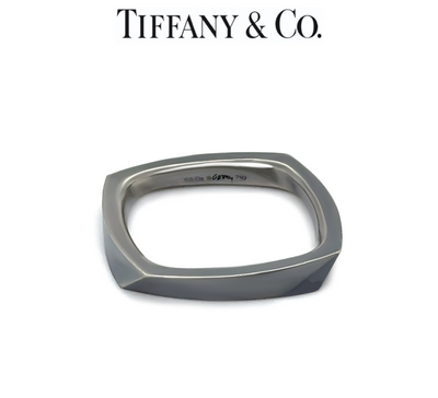 Tiffany & Co 18ct Black Gold Frank Gehry Torque Ring 8.30g