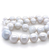 18ct White Gold Graduated South Sea Cultured Pearl Necklace 113.45g