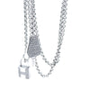 Hermès Sautoir Kelly Clochette Diamond Long Necklace 1.83ct 55.65g