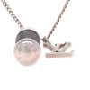 Louis Vuitton Monogram Eclipse Charms Necklace – Silver Tone