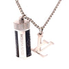 Louis Vuitton Monogram Eclipse Charms Necklace – Silver Tone