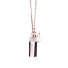 Louis Vuitton Monogram Eclipse Charms Necklace – Silver Tone
