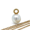Paspaley South Sea Pearl Dive Rope Pendant with 9ct Yellow Gold Chain 6.32g