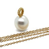 Paspaley South Sea Pearl Dive Rope Pendant with 9ct Yellow Gold Chain 6.32g