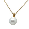 Paspaley South Sea Pearl Dive Rope Pendant with 9ct Yellow Gold Chain 6.32g