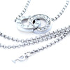 Piaget 18ct White Gold Diamond Toi Moi Possession Necklace 0.32ct