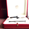 Cartier Rare 1980s 18ct White Gold Menotte Handcuff Bracelet 60.28g