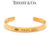Tiffany & Co. Rare Vintage 18ct Yellow Gold Return to Tiffany 1883 Cuff Bracelet 29.63g
