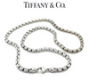 Tiffany & Co. 18ct White Gold Box Chain Necklace 74.3g