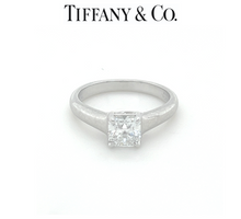 Load image into Gallery viewer, Tiffany &amp; Co Lucida Diamond Engagement Ring 0.91ct
