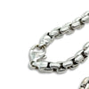 Tiffany & Co. 18ct White Gold Box Chain Necklace 74.3g