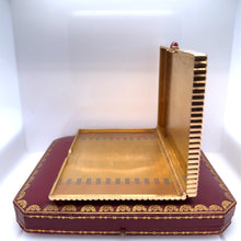 Load image into Gallery viewer, Cartier 18ct Gold and Ruby Cigarette Case 245.18g