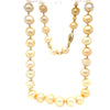 South Sea Pearl Golden Pearl Necklace 75.8g