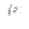 Bespoke Square Cut Diamond Earrings 0.75ct