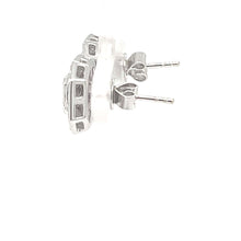 Load image into Gallery viewer, Bespoke Square Cut Diamond Earrings 0.75ct