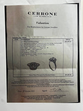 Load image into Gallery viewer, Cerrone 18ct White Gold Double Halo Cushion Cut Diamond Ring 2.27ct