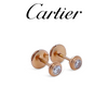 Cartier 18ct Rose Gold Diamond Earrings 1.52g