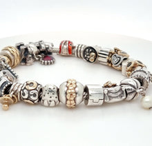 Load image into Gallery viewer, silver charm bracelet sydney