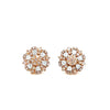 Bespoke Pink & White Diamond Stud Earrings 0.75ct