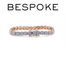 Load image into Gallery viewer, Bespoke Diamond Tennis Bracelet 4.19ct
