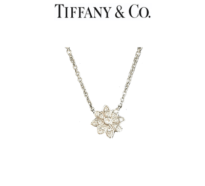 Tiffany Diamond Pedant 0.26ct - Luxury Brand Jewellery