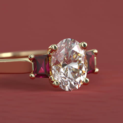 Oval Diamond Engagement Rings from Luxury Brand Jewellery are Modern