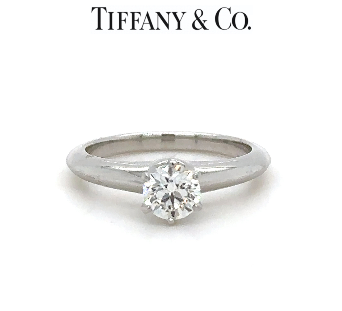 Tiffany Co Engagement Ring 0.59ct Sell Diamonds in Sydney
